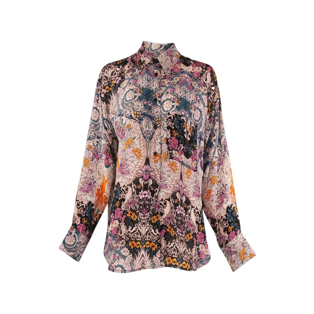NEW MARIA CHER women's besalu pilar shirt in mix 2 green